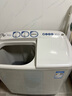 美的（Midea）半自動(dòng)雙桶洗衣機 8公斤洗+5.5脫水雙缸波輪 老人簡(jiǎn)易操作 品質(zhì)電機小巧不占地 租房宿舍必備 二級 MP8DS136 曬單實(shí)拍圖