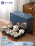 蘇氏陶瓷（SUSHI CERAMICS）汝窯茶具茶壺蓋碗主人杯帶茶盤功夫茶具平價(jià)禮品團(tuán)購(gòu)款J1220 曬單實(shí)拍圖