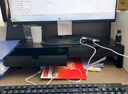 林家小子電腦顯示器增高架帶抽屜面臺(tái)式屏幕筆記本底座支架置物架收納盒 【碳鋼款雙抽屜】鋼琴黑寬50深21 曬單實(shí)拍圖