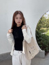 viney新款包包女包大容量單肩包通勤帆布包生日禮物送女友老婆 【米白色】高檔實(shí)用手提大包 時(shí)尚品牌百搭休閑托特包 曬單實(shí)拍圖