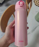 膳魔師（THERMOS）保溫杯500ml大容量男女士兒童保冷水杯子JNL-504浪漫粉 曬單實(shí)拍圖