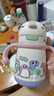babycare小企鵝兒童保溫杯嬰幼兒寶寶保溫奶瓶水壺學(xué)飲直飲吸管杯兒童水杯 贈(zèng)直通吸嘴- 把手款萊莎粉 300ml 曬單實(shí)拍圖