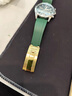 適配勞力士表帶橡膠原裝迪通拿游艇名仕日志黑綠水鬼硅膠表帶20 原裝款綠色【金扣】 20mm－送安裝工具 曬單實(shí)拍圖