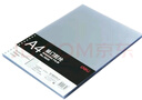 得力（deli）3820裝訂膠片A4塑料裝訂封面50張每包透明PVC 0.2mm 曬單實(shí)拍圖