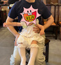 乖奇熊女童碎花衣服短褲兩件套夏季寶寶薄款飛袖分體套裝嬰兒洋氣外出服 米白色/春花滿愿 90 曬單實拍圖