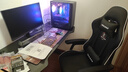 杰妮卡碳纖維電競桌椅套裝高端雙人家用書(shū)桌游戲主播桌子辦公臺式電腦桌 【工學(xué)大師】星空膜手工弧面 120*60*75 曬單實(shí)拍圖