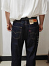 Levi's李維斯25年秋冬新款男士美式復(fù)古休閑565寬松直筒牛仔褲 墨黑 32 (32) 曬單實拍圖