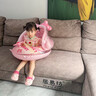 漫叮熊游泳圈1-3歲兒童遮陽蓬寶寶防曬坐艇座圈女孩兔子嬰幼兒充氣游泳 遮陽蓬-蝴蝶結(jié)草莓兔座圈【0-4歲】 曬單實拍圖