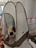 原始人（The Primitive）戶外更衣帳篷洗澡便攜式露營移動廁所淋浴換衣服游泳換衣罩 深咖色 曬單實拍圖