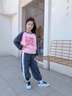 G.duck小黃鴨女童春裝套裝新款洋氣女大童裝衛衣兒童春秋運動(dòng)女孩兩件套 粉色 160 cm 適合身高155厘米左右 曬單實(shí)拍圖
