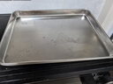 宇太（YUTAI）316不銹鋼方盤加厚托盤家用餃子盤腸粉蒸盤涼皮盤菜盤 31.5cm 曬單實拍圖
