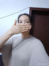 歌米拉（Gemila）冰絲短袖t恤女上衣夏季新款洋氣高檔遮肚子寬松針織體恤女裝夏裝 灰色 推薦 XL 建議120-135 曬單實拍圖