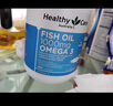 Healthy Care無腥味深海魚油膠囊Omega-3含DHA EPA成人中老年人澳洲原裝進(jìn)口 魚油軟膠囊400粒*1瓶 曬單實拍圖