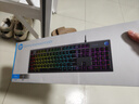 惠普（HP）K500Y真機(jī)械手感鍵盤 朋克蒸汽復(fù)古有線游戲?qū)Ｓ贸噪u筆記本電腦電競lol辦公鍵盤 黑色彩光方帽 曬單實拍圖
