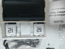 TELESIN(泰迅)適配gopro11電池gopro12充電盒高性能電池適用gopro10 9耐力電池兩電一充套裝 電量顯示 曬單實(shí)拍圖