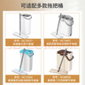 美麗雅平板拖把 不銹鋼拖帕桿免手洗拖布家用懶人地拖 單拖把(不帶桶) 單拖桿【不帶桶1張布】 曬單實拍圖