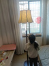 美式復(fù)古實木落地?zé)?中古風(fēng)客廳沙發(fā)旁立式氛圍燈臥室書房裝飾燈 落地?zé)鬫實木燈桿_護眼三色 曬單實拍圖