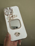 丁域（dingyu）適用蘋(píng)果16promax手機(jī)殼新款電鍍硅膠iphone15pro全包鏡頭高級(jí)感帶化妝鏡13防摔女潮保護(hù)套 落櫻粉-帶小碎花朵鏡子 蘋(píng)果15promax 曬單實(shí)拍圖