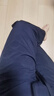 本來(lái)BENLAI女士涼感闊腿褲女2025夏季新款七分休閑褲子女BNS650048 墨藍(lán) S 曬單實(shí)拍圖
