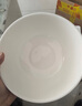 友來福湯碗陶瓷白瓷大號(hào)大容量純白面碗家用商用酒店餐具8英寸沙拉碗 曬單實(shí)拍圖