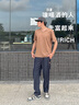 貓人抗菌莫代爾V領冰絲短袖T恤男士2025夏季新款涼感透氣半袖白色體恤 淺咖色 2XL 【建議150-165斤】 曬單實拍圖