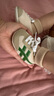 春秋季嬰兒棉軟底學(xué)步鞋0-1歲3-6-12個(gè)月保暖男女寶寶襪子鞋襪子 綠色（春秋款） 單層 14 碼6-9個(gè)月寶寶（內(nèi)長(zhǎng)12cm） 曬單實(shí)拍圖
