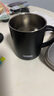 膳魔師（THERMOS）保溫杯340m男女士兒童馬克咖啡杯辦公茶杯保冷水杯子JDG-351 黑色 曬單實(shí)拍圖
