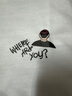 羅蒙（ROMON）高端個性刺繡短袖t恤男潮流衣服2026夏季新款男士圓領半截袖 白色 XL 建議125-140斤 曬單實拍圖