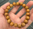 武當(dāng)山太極桃木手串男士念珠文玩手鏈女款木質(zhì)手工打磨本命年手把件禮品禮物 珠徑12mm 曬單實拍圖