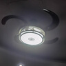 雷士（NVC）流光彩貝新中式餐廳客廳隱形風(fēng)扇燈變頻吊扇燈家用簡(jiǎn)約臥室燈 CS8056-500(48寸)-三色LED 遙控 曬單實(shí)拍圖