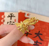 中國黃金黃金戒指女款立體輕奢足金鳳凰指環(huán)圣誕節生日禮物送老婆媽媽女友 鳳凰戒指 約3.1g 圈號14 曬單實(shí)拍圖