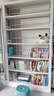 家用書架圖書館鋼制落地書架置物架兒童書柜繪本架客廳簡約儲物架 2.2米高六層 長120*寬30cm【升級特厚】 曬單實拍圖