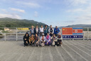 明月歸毛線帽女春秋針織帽保暖可愛帽子護耳甜美冷帽學(xué)生旅行拍照 吊繩彩虹帽 曬單實拍圖