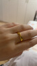 周六福（ZLF）  黃金戒指男女款足金5G金莫比烏斯情侶對(duì)戒 計(jì)價(jià)T 22號(hào) - 4.27g 曬單實(shí)拍圖
