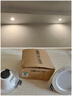 雷士照明LED嵌入式筒燈開孔7.5912.515cm6w10w12w18w2.5寸4寸6寸 白邊6瓦暖白光開孔7-8.5CM 曬單實拍圖