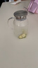 青蘋果耐熱玻璃涼水壺1.6L 可明火直燒冷水壺花茶壺泡茶圍爐煮茶壺 曬單實(shí)拍圖