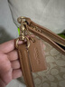 蔻馳（COACH）Laurel 31單肩斜挎手提包流浪包腋下包女包情人節(jié)618送女生禮物 淺卡其色CR149IMNLJ 曬單實拍圖