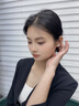 唯一（Winy）925銀耳釘送女友生日七夕情人節(jié)禮物女生顯氣質(zhì)小眾高級感耳環(huán)飾 曬單實拍圖