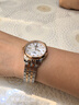 天梭（TISSOT）劉亦菲同款手表 力洛克系列女表 瑞士自動機(jī)械鋼帶商務(wù)表畢業(yè)禮物 曬單實(shí)拍圖