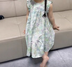 瑪米瑪卡 MOMOCO夏季女童連衣裙兒童裙子碎花棉布連衣裙 碎花  曬單實拍圖