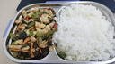 安買(mǎi)手提保溫袋飯盒袋 學(xué)生餐包上班族便當(dāng)包野餐袋灰色S1950 曬單實(shí)拍圖