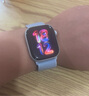 Apple/蘋(píng)果 Watch Series 10 智能手表GPS+蜂窩款46毫米銀色鋁金屬表殼青云色回環(huán)式運(yùn)動(dòng)表帶MWYH3CH/B 曬單實(shí)拍圖