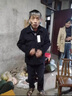 皮爾卡丹夾克男士2025秋冬新款中老年毛呢外套翻領(lǐng)休閑外套保暖夾克衫上衣 深灰色 XL (180) 曬單實(shí)拍圖