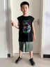 G.DUCKKIDS男童夏裝套裝2025新款中大童時(shí)髦酷帥男孩洋氣背心無(wú)袖薄款兩件套 黑色 140 cm 曬單實(shí)拍圖