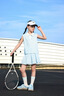 真維斯兒童運動衣套裝2025新款女童網(wǎng)球服背心薄款短裙中大童休閑夏裝 【防走光半身裙】藍色 140 【56-68斤】品牌保證 曬單實拍圖