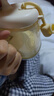 英氏（YEEHOO）兒童吸管學(xué)飲杯帶刻度寶寶喝水杯牛奶杯學(xué)生早餐杯 小馬牛奶杯 曬單實(shí)拍圖
