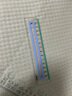 得力（deli）15CM淺綠色防滑硅膠條直尺 防滑易拿 繪圖使用不移位 不易斷裂 刻度清晰 曬單實拍圖