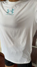 安德瑪（Under Armour）男女童休閑戶外寬松印花圓領(lǐng)短T童裝短上衣252320305 白色 170 曬單實(shí)拍圖