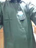 雅戈?duì)枺╕OUNGOR）長(zhǎng)袖襯衫男素色羊毛襯衫可機(jī)洗羊毛襯衫秋冬季保暖商場(chǎng)同款 墨綠 41 曬單實(shí)拍圖