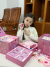煦凜兒童化妝品玩具套裝女孩的生日禮物小孩公主彩妝盒指甲油 精美手提禮盒-【精致美妝手提箱a 曬單實拍圖
